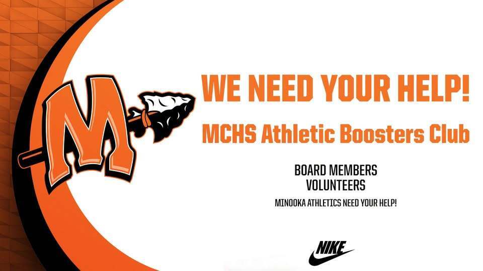 athletic booster club help needed