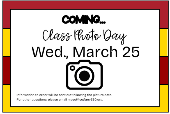 Class photo day flyer
