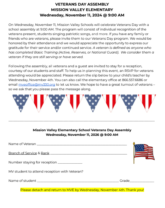 Veterans Day Assembly