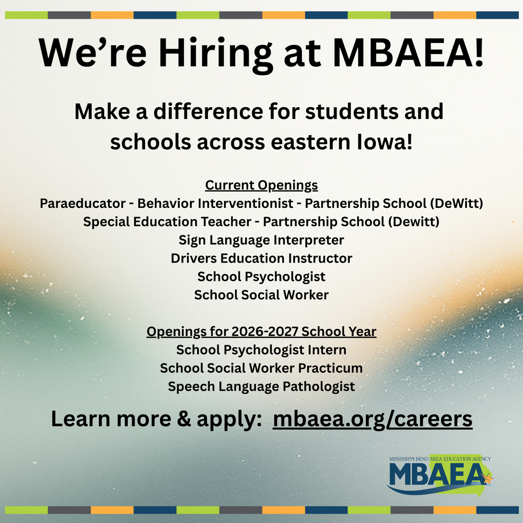 MBAEA - We're Hiring!