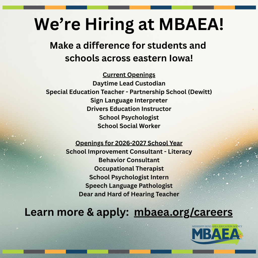 MBAEA - We're Hiring!