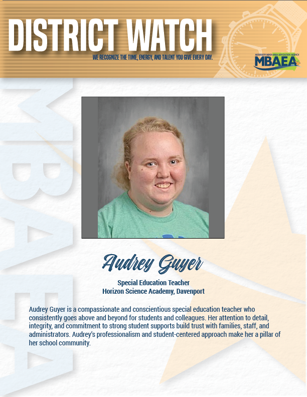 District Watch - Audrey Guyer