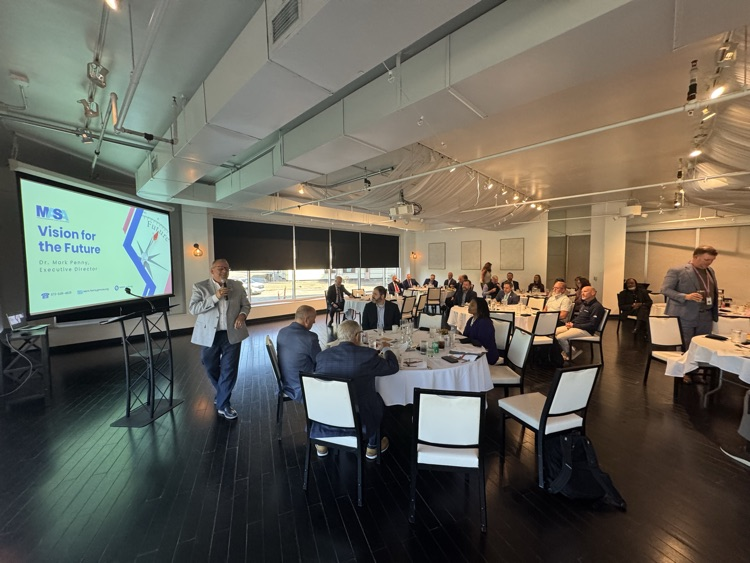 Dr. Penny presenting to attendees of the GKC regional meeting
