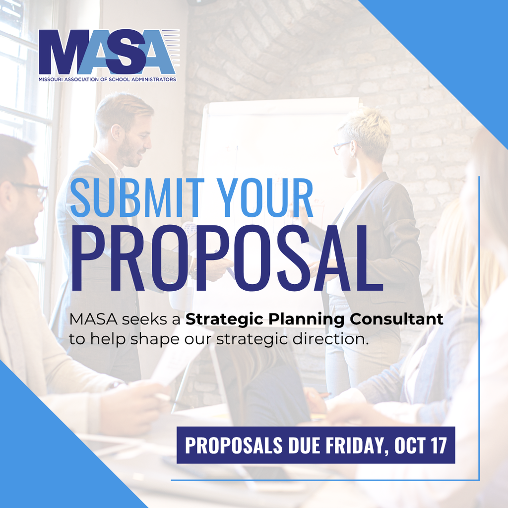 Submit your proposal for MASA strategic planning consultant by Friday, October 17.