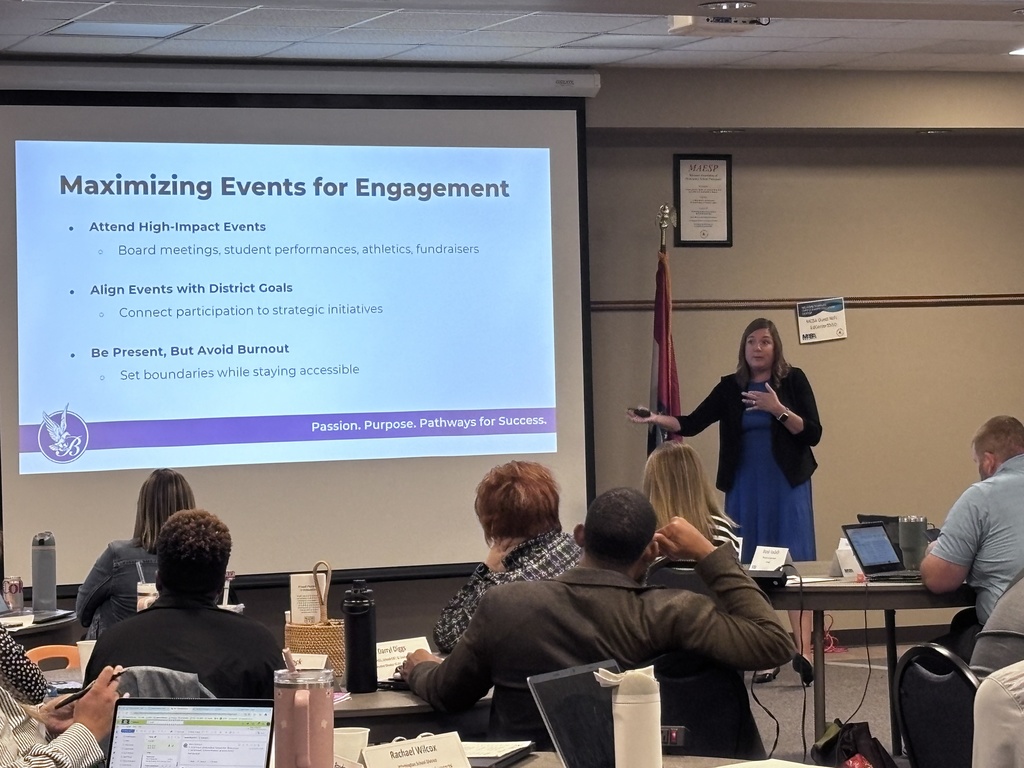 Presenter speaking in front of audience on Maximizing Events for Engagement
