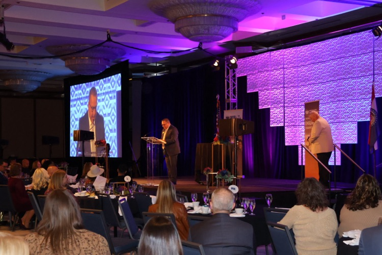 mark Penny giving speech 