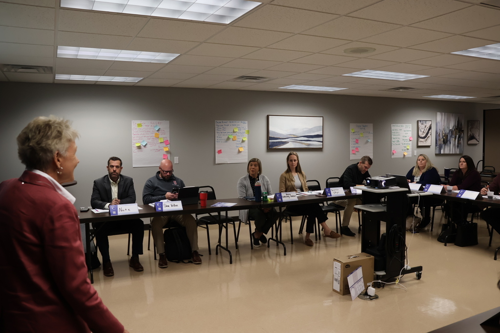 Class listening to a speaker