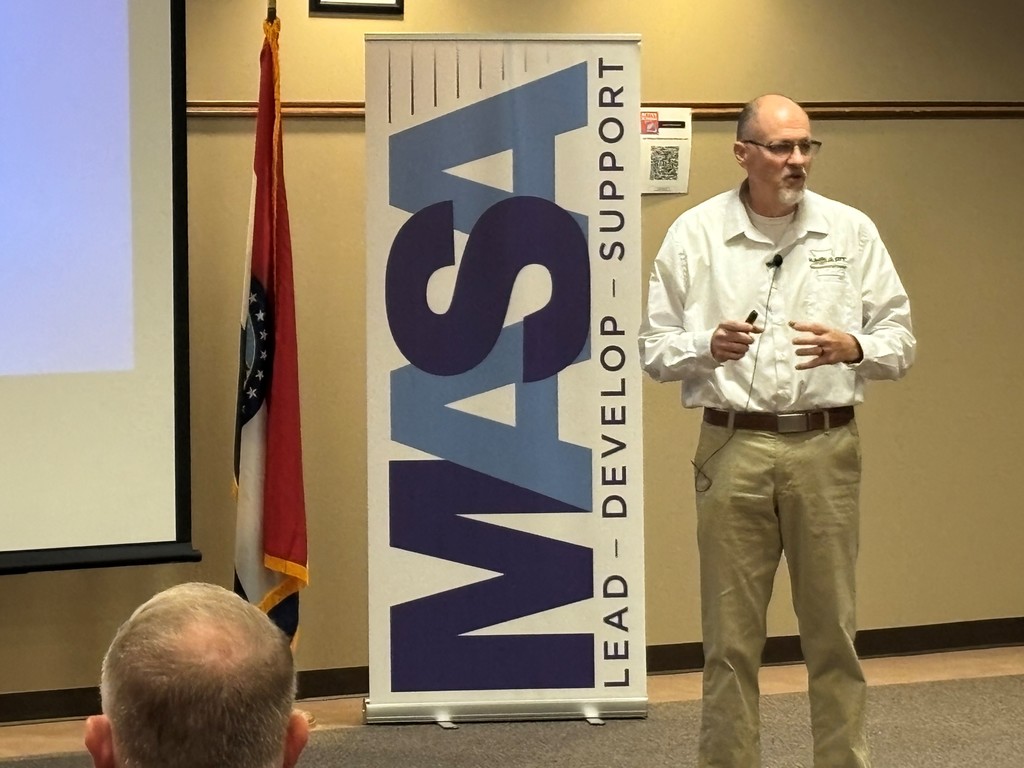 Keith Henry presents to the group