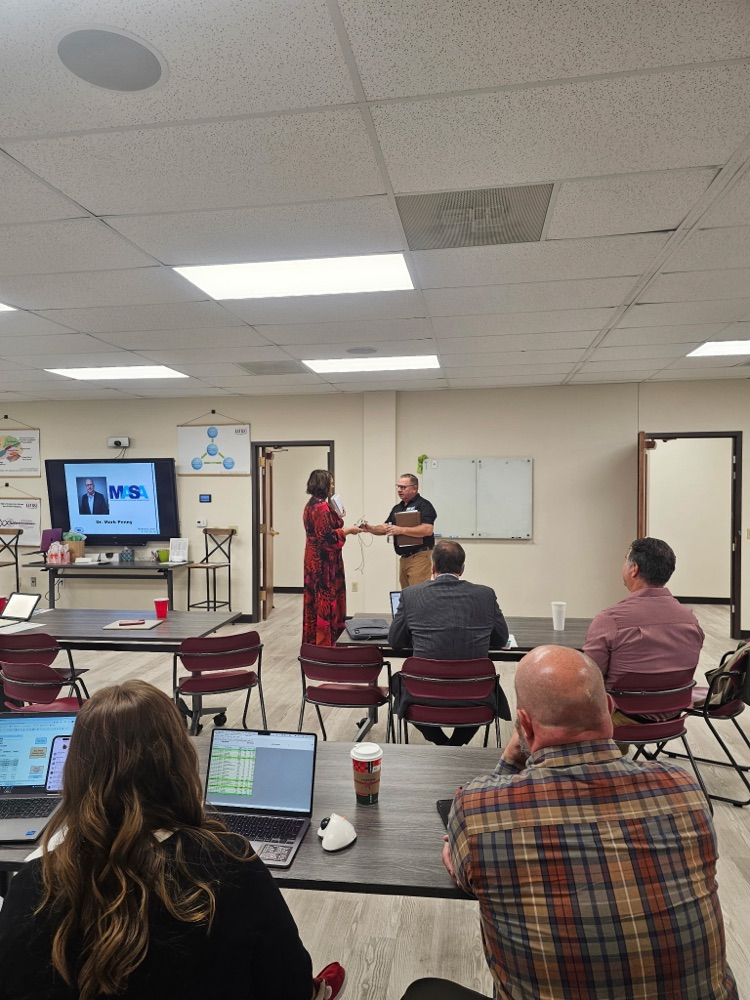 Dr. Penny presenting