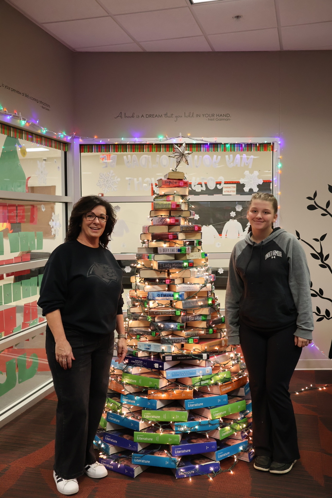 Librarian's christmas tree