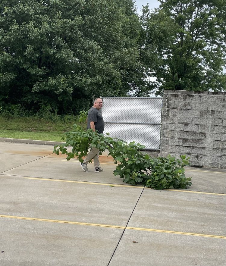 MASA team cleaning the grounds