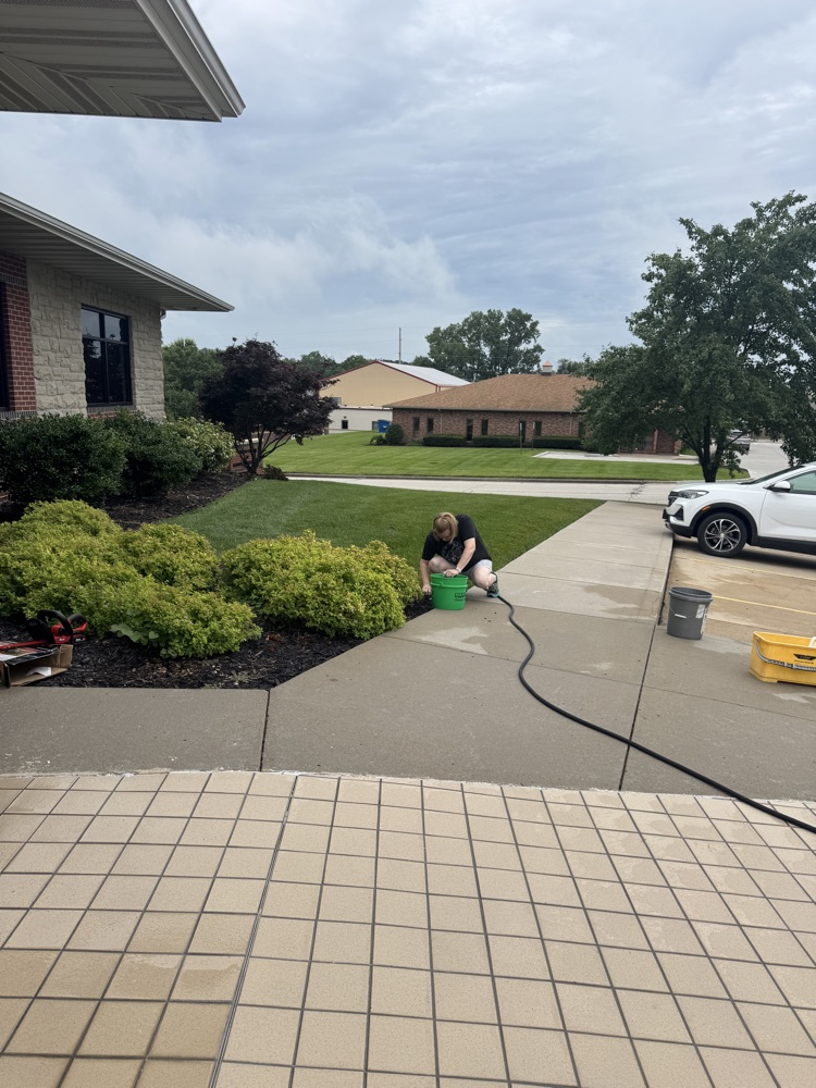 MASA team cleaning the grounds