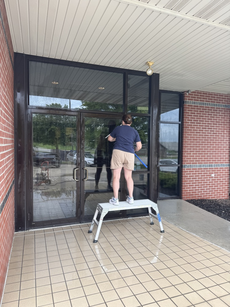 MASA team cleaning the grounds