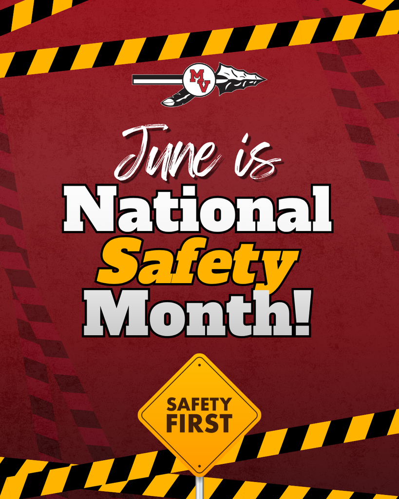 National Safety Month reminder with a safety-first sign and caution tape accents. Missouri Valley promotes workplace and community safety.