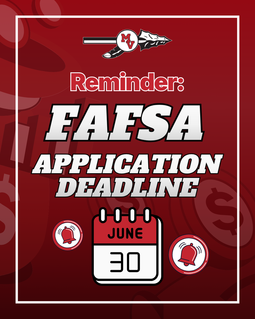 Reminder: FAFSA application deadline is June 30. Missouri Valley encourages students and families to submit financial aid applications before the deadline.
