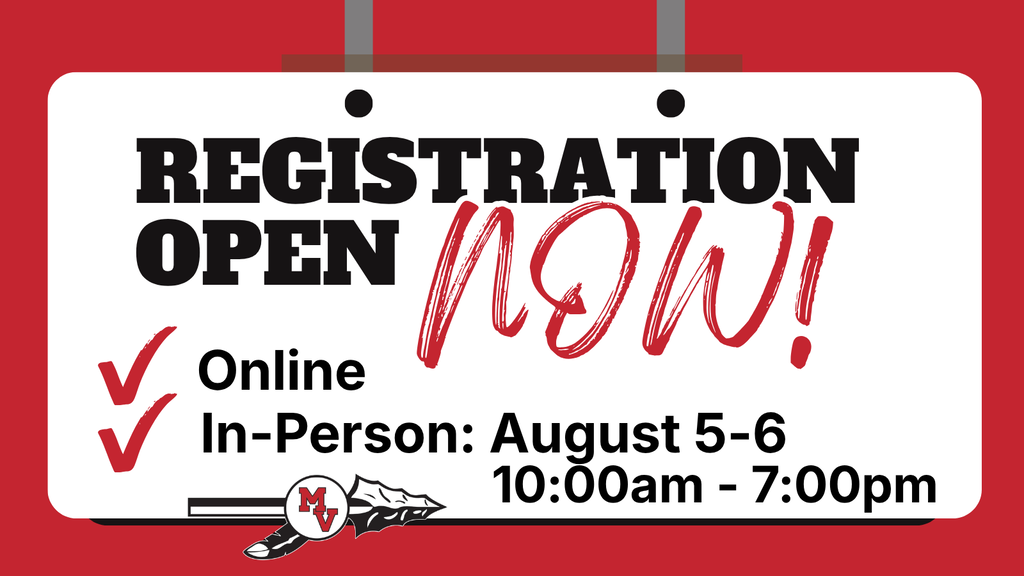 Registration open now graphic