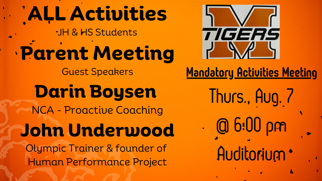 Fall Parent Meeting