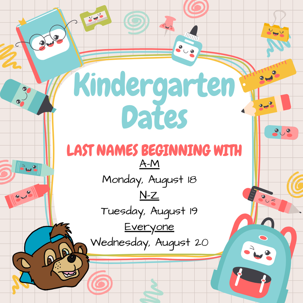 Kindergarten Scheduule