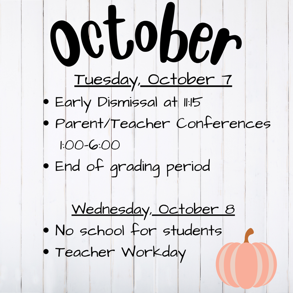 October Announcement