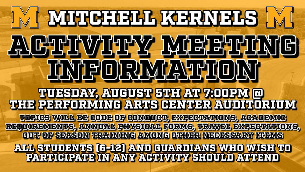 Activity Meeting Information