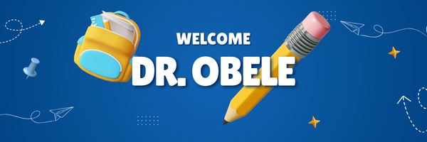Welcome Dr. Obele