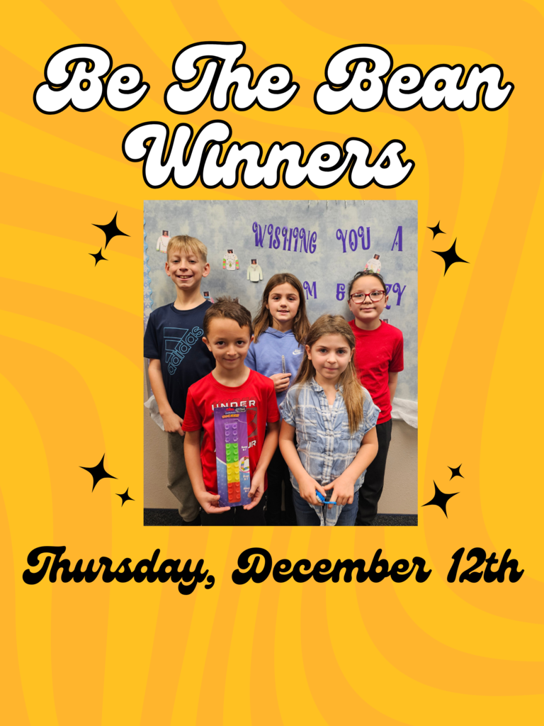 BE THE BEAN WINNERS!