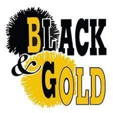 black and gold