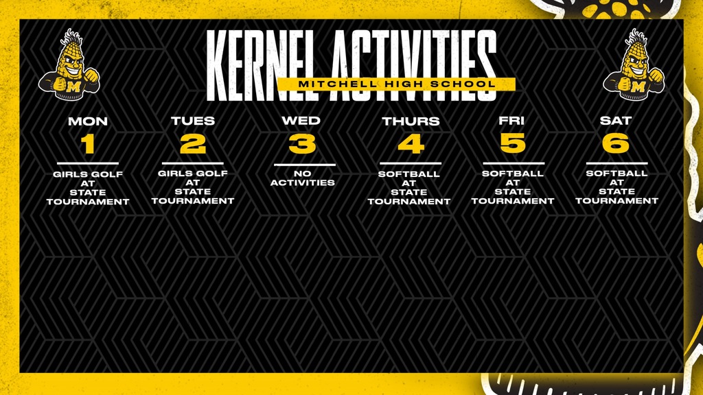 Mitchell High School Activities This Week