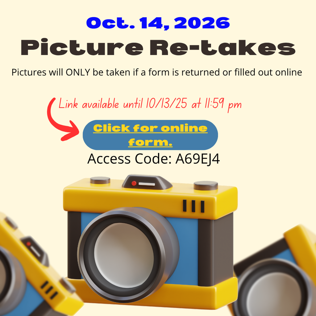 Picture retakes October 14