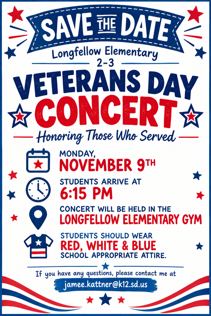 Veteran's Day Concert November 9