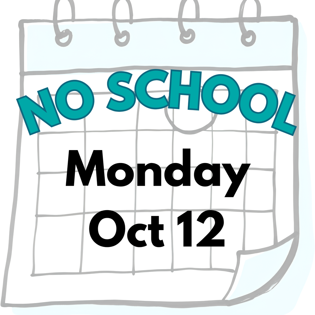 NO School October 12