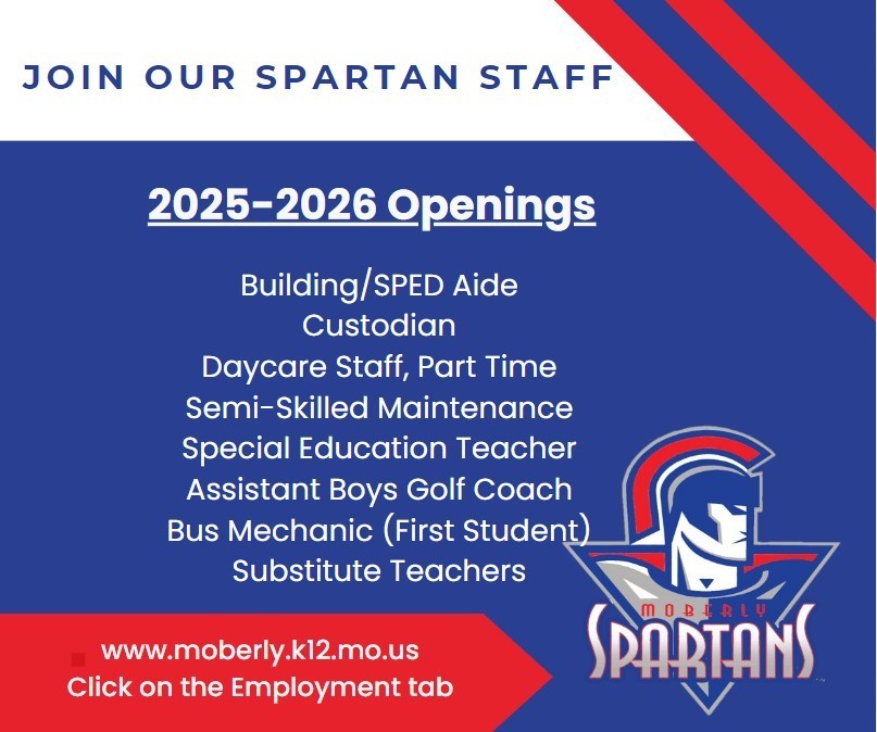 staff openings 10.30.25