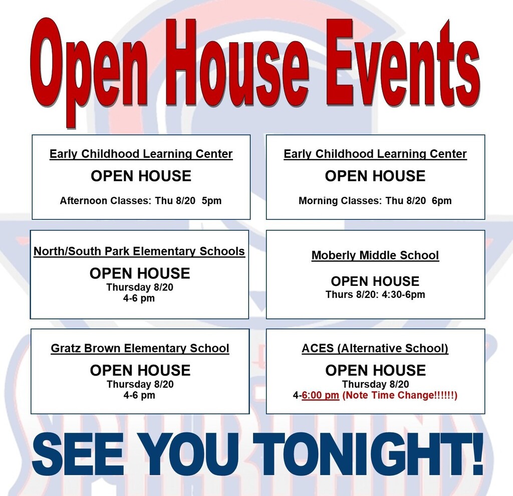 open house events tonight