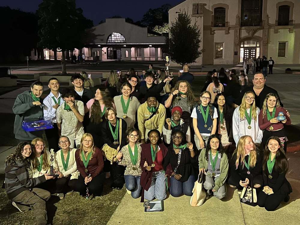 Baker drama students