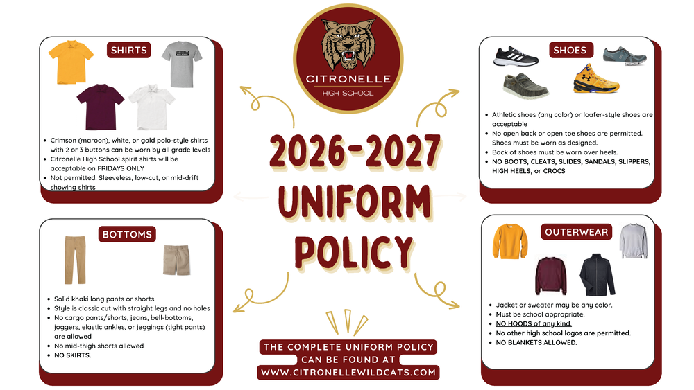 CHS 2026-2027 Student Uniform Policy