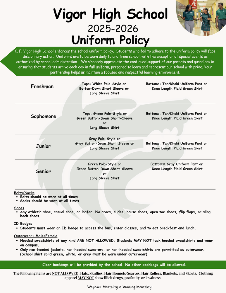 25-26 Uniform Policy
