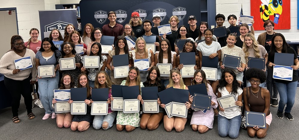 Baker High School's AP Scholars, August 5, 2025 