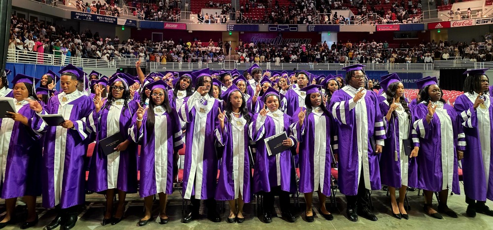Blount graduates singing alma mater