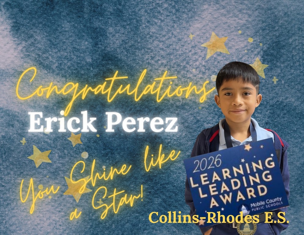 MCPSS Learning Leading Award Recipient, Erick Perez