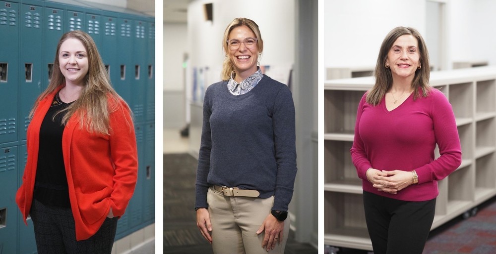 2026 MCPSS Teachers of the Year: Dr. Chelsea Tanous, Daniela Yunker and Jennifer Asberry