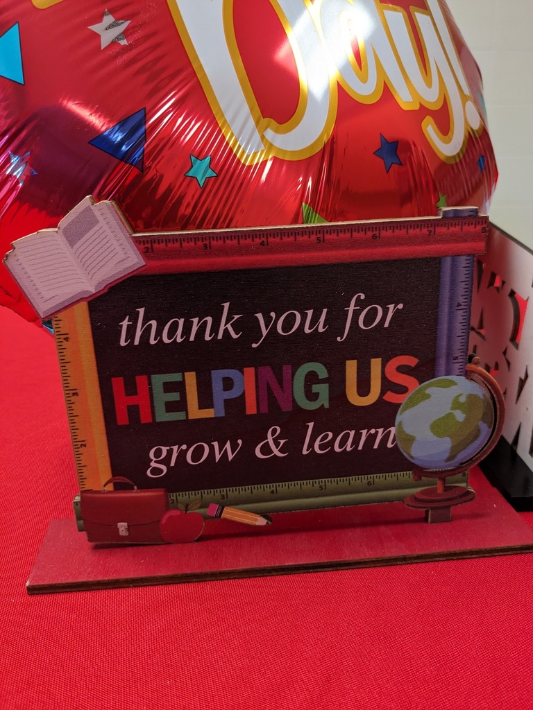 Teacher and Staff Appreciation Week decorations