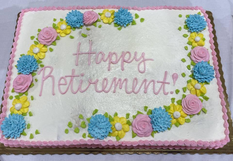 Happy Retirement cake