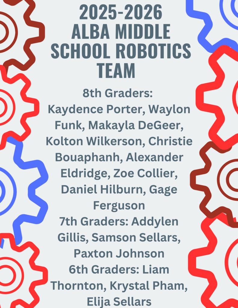 2025 Alba Robotics Team
