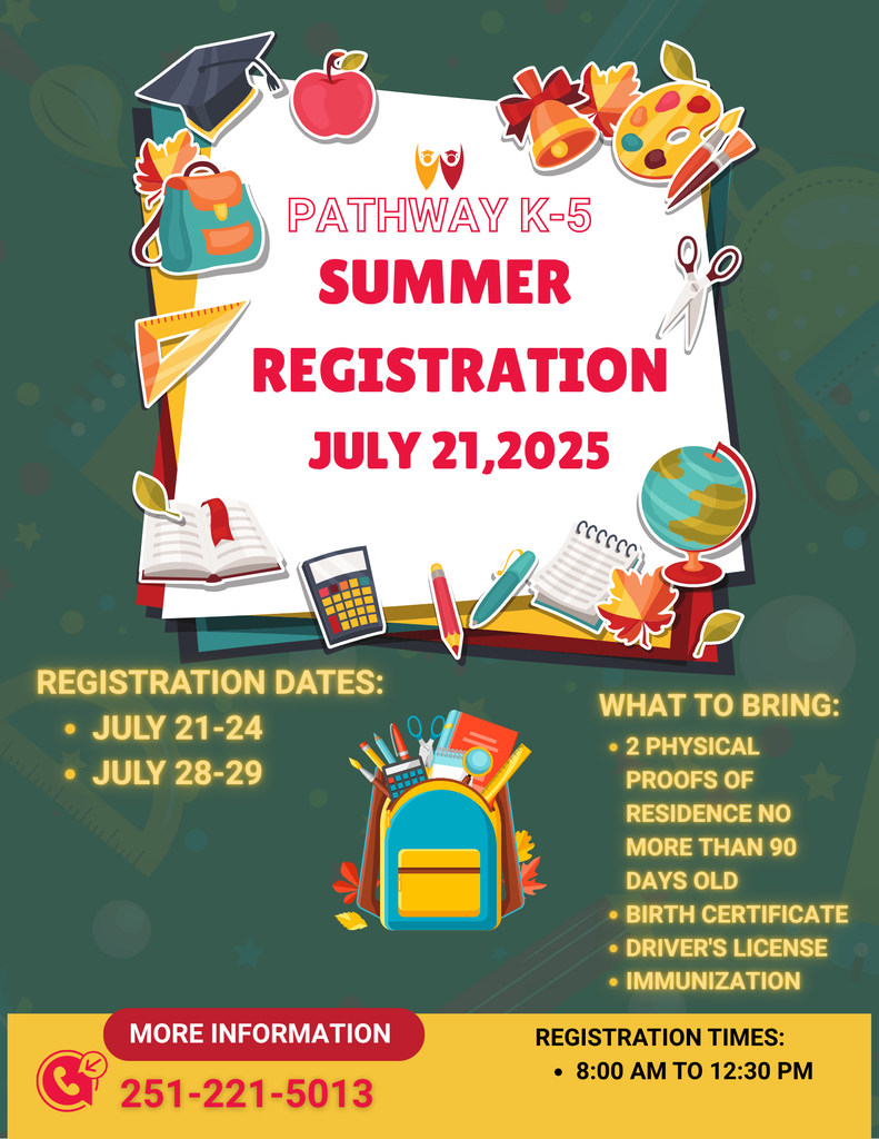 Summer Registration Dates 2024-2025