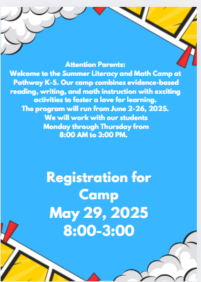 Summer Literacy and Numeracy Camp!