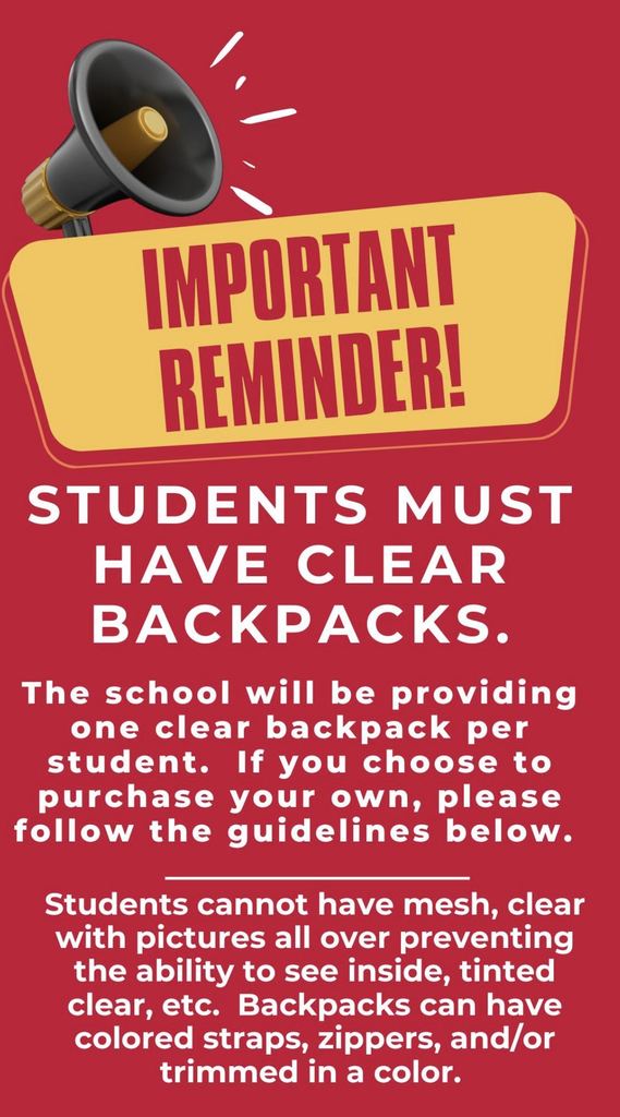 Clear Backpacks