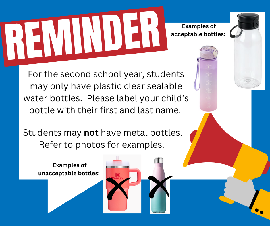 Water bottles