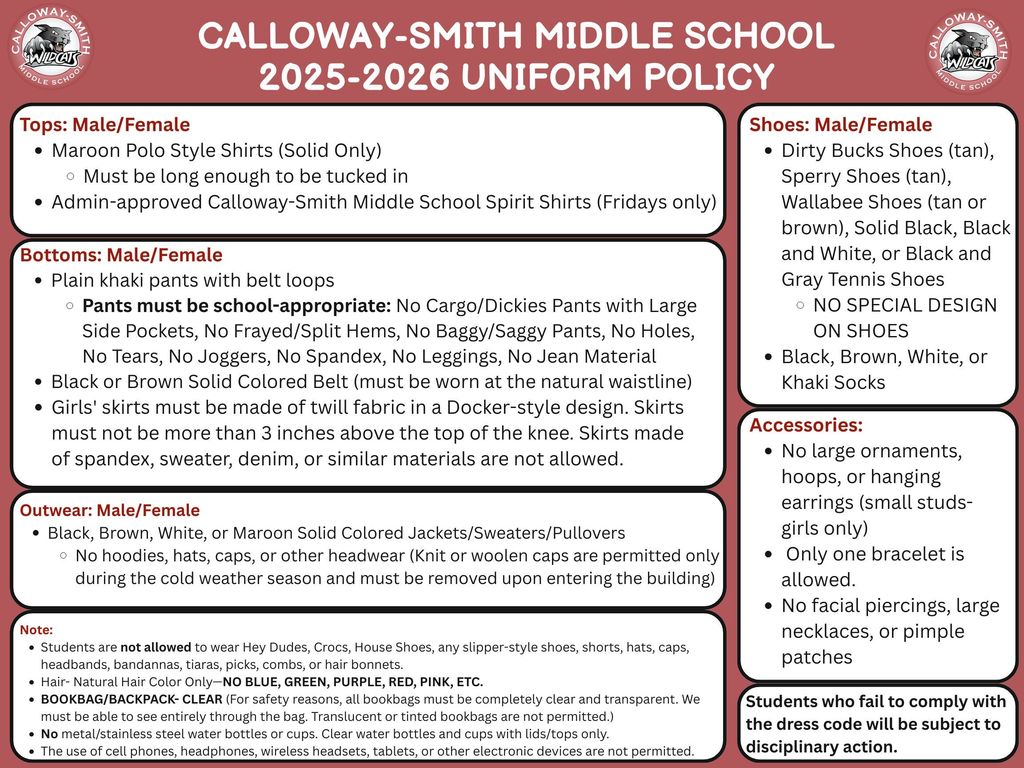 School Dress Code Guidelines