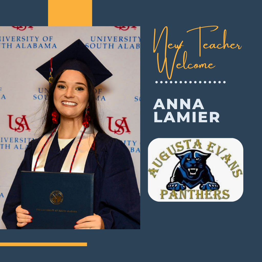 Anna lamier New teacher 