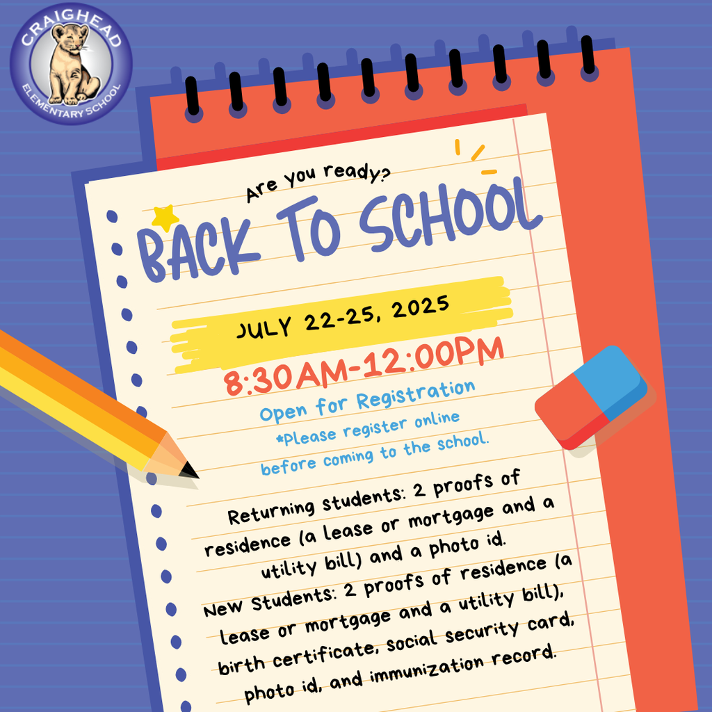 Back to School Registration